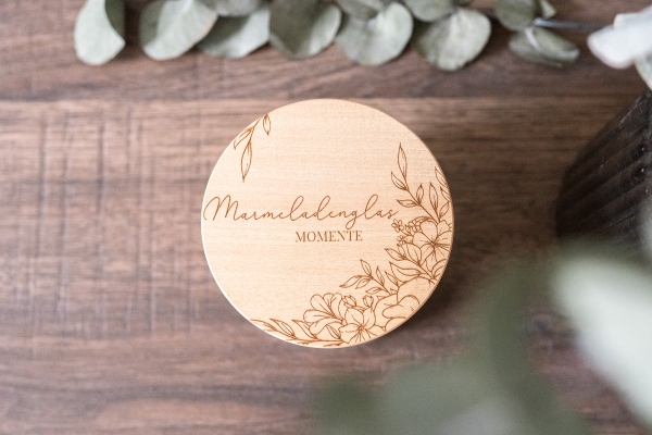 Vorratsglas Design Floral Marmeladenglasmoment / Geschenkidee / Geldgeschenk / personalisiert - Kopie